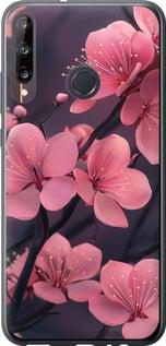 Чохол на Huawei P40 Lite E Пурпурова сакура "6075u-1875-5939"