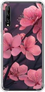 Чохол на Huawei P Smart Pro Пурпурова сакура "6075sp-1906-5939"