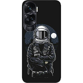 Чохол силіконовий Case для Honor 90 Lite з картинкою Космонавт і місяць