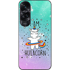 Силіконовий чохол Case для Honor 90 Lite з картинкою Єдиноріг