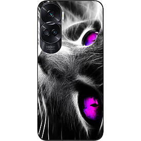 Силіконовий чохол Case для Honor 90 Lite з картинкою Гарний кіт