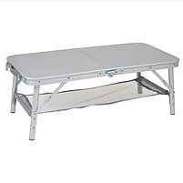 Туристичний Стіл Розкладний Bo-Camp Premium 80x40 cm Grey (1404411) Кемпінговий Складаний Столик для риболовлі, фото 4