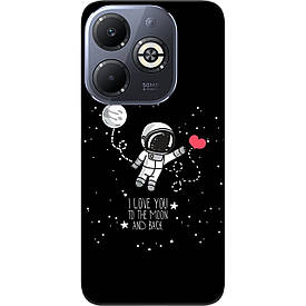 Чохол силіконовий Case для Infinix Smart 8 (X6525) з картинкою Любов до місяця