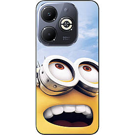 Силіконовий чохол Case для Infinix Smart 8 (X6525) з картинкою Міньйон