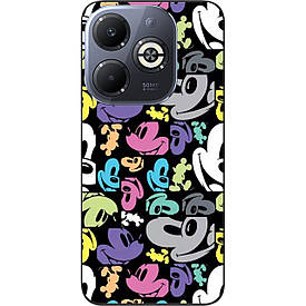 Силіконовий чохол Case для Infinix Smart 8 (X6525) з картинкою Мікі Маус