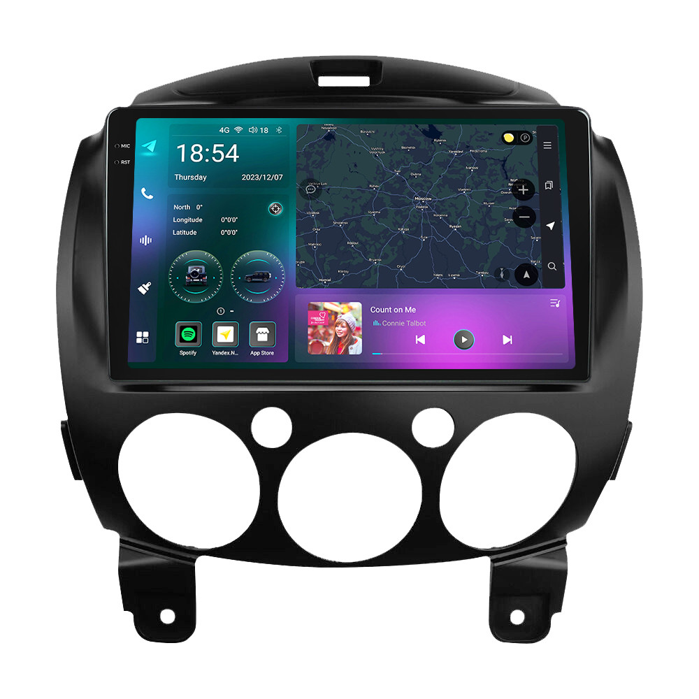 Штатна магнітола Mekede M7 Plus Mazda 2 (2007-2015) CarPlay QleD