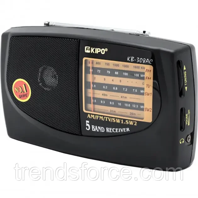 Радіоприймач Kipo KB 308AC, фото 1