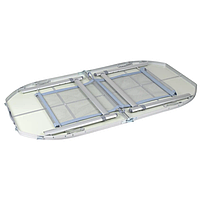 Туристичний Стіл Розкладний Bo-Camp Premium Oval 150x80 cm Grey (1404405) Кемпінговий Складаний Столик для риболовлі, фото 6