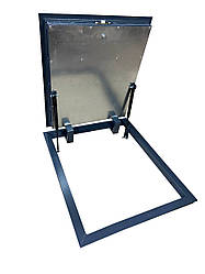 Підлоговий люк під плитку 600x500 мм Premio Comfort-Утеплений / люк в льох/ люк в підвал