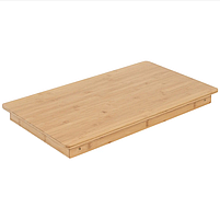 Туристичний Стіл Розкладний Bo-Camp Walworth 70x40 cm Bamboo Brown (1404313) Кемпінговий Складаний Столик для риболовлі, фото 4