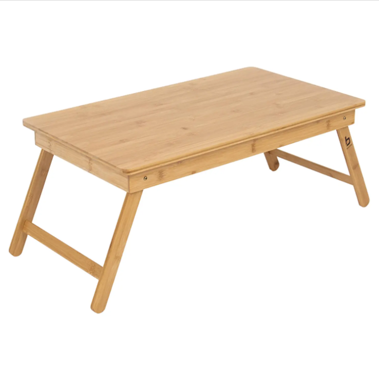 Туристичний Стіл Розкладний Bo-Camp Walworth 70x40 cm Bamboo Brown (1404313) Кемпінговий Складаний Столик для риболовлі