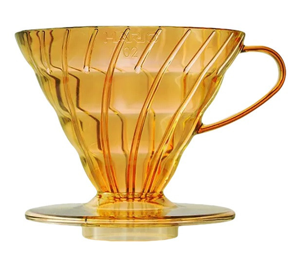 Пуровер Hario V60 02 Punch Yellow
