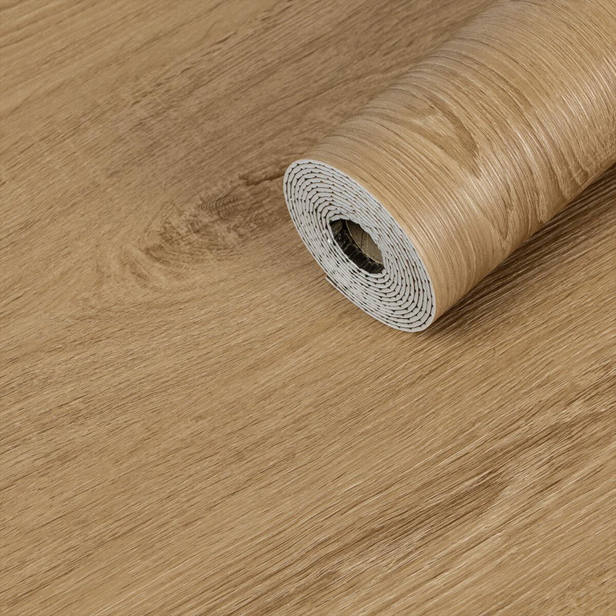 Самоклейна вінілова плитка в рулоні 600х3000х2мм Клен Мат SW-00001179