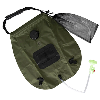 Кемпінговий Душ Портативний Bo-Camp Solar Shower Deluxe 20L Green (6603525) Туристичний для кемпінгу