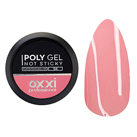 Полігель Poly Gel Not Sticky Oxxi Professional №4, 30 мл