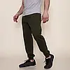 Штани спортивні хакі весна-літо хлопчику Брюки чоловічі двонитка зеленого кольору Модний одяг Трикотажний новою поштою, фото 5