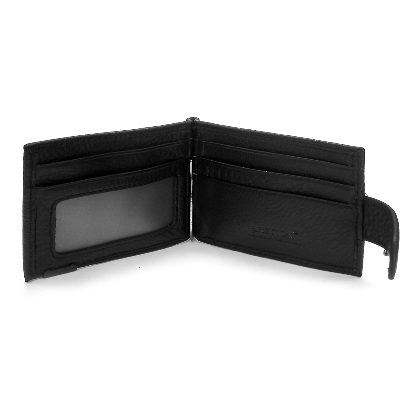 Чоловічий шкіряний BE гаманець на кнопці із затискачем для банкнот BRETTON (гуртом/роздріб)