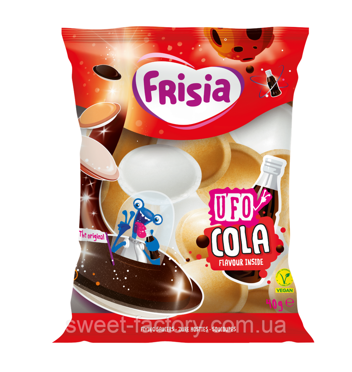 Цукерки Frisia Ufo Cola 40g, фото 1