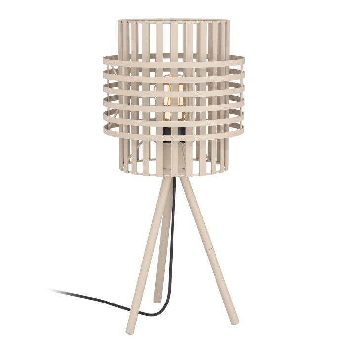 Настільна лампа з металевим пісочним плафоном на 1 лампу Е27 45.5х21 см