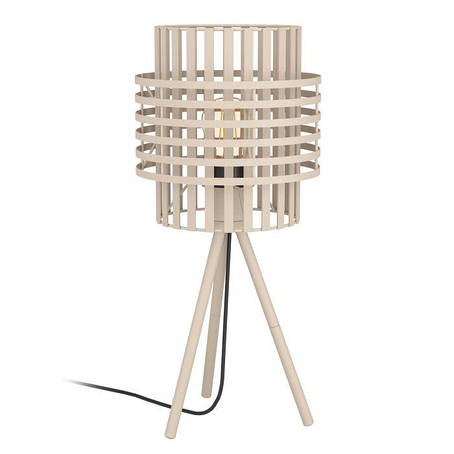 Настільна лампа з металевим пісочним плафоном на 1 лампу Е27 45.5х21 см, фото 1