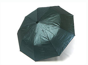 Жіноча парасолька-напівавтомат зелена Top Rain 9 спиць з напиленням, №777