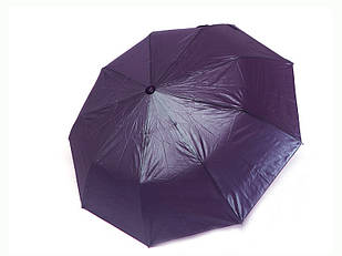 Жіноча парасолька-напівавтомат фіолетова Top Rain 9 спиць з напиленням, №777