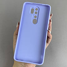 Чохол для Xiaomi Redmi Note 8 Pro мармуровий чохол з попсокетом на телефон сяомі редмі нот 8 про бузковий o5u, фото 3
