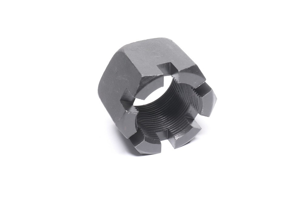 Гайка М33х1, 5 пальця реакт. КАМАЗ, Краз корончатий. Н=32-33 мм. фосфотиров. (RIDER) 349605-П29