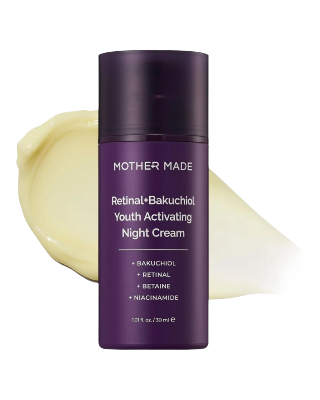 Нічний крем з ретиналем та бакучіолом MOTHER MADE Retinal Bakuchiol Youth Activating Night Cream, 30 мл