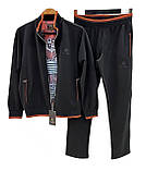 Чоловічий спортивний костюм Loro Piana CK8306 чорний L, фото 4