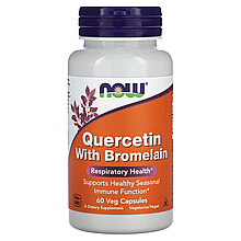 Добавка для зміцнення імунітету NOW Foods Quercetin with Bromelain 60 VCaps