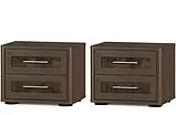 Тумба приліжкова (2 шт.) Токіо (Мебель-Сервіс) 552х440х435мм, фото 3