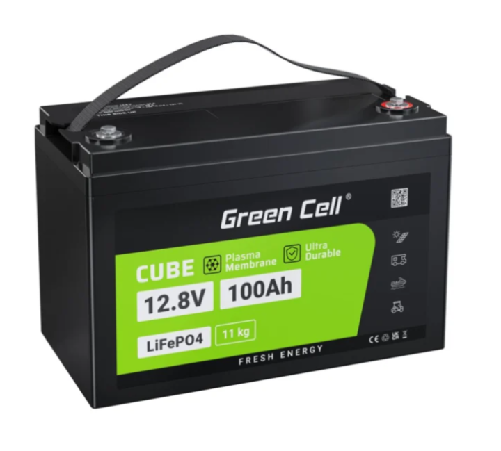 Акумулятор Green Cell LiFePO4 100Ah 12.8V 1280Wh (CAV05)