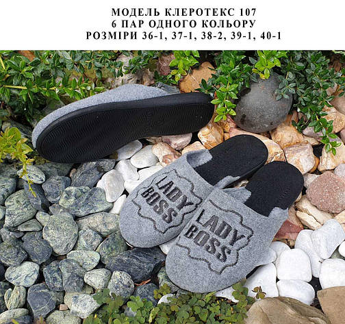 Жіночі тапочки на поліуретановій підошві, фото 1