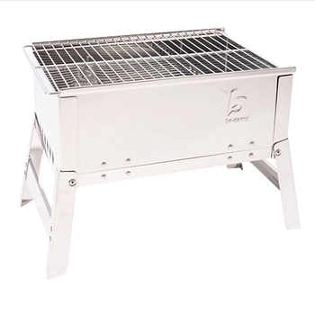 Кемпінговий Гриль Вугільний Bo-Camp Compact Delux Silver (8108360) Портативний Складаний для дачі