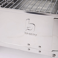 Кемпінговий Гриль Вугільний Bo-Camp Compact Delux Silver (8108360) Портативний Складаний для дачі, фото 10