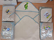 Рушник дитячий для купання з капюшоном велюровий 80×80 TM Zeron, Туреччина колір бежевий