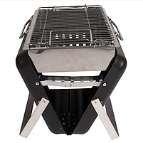 Кемпінговий Гриль Вугільний Bo-Camp Irvin Black/Silver (8108380) Портативний Складаний для дачі, фото 6