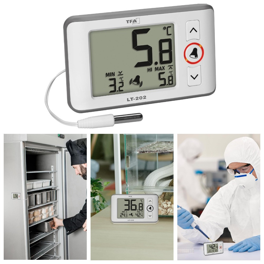 Професійний цифровий термометр TFA LT 202 (White)