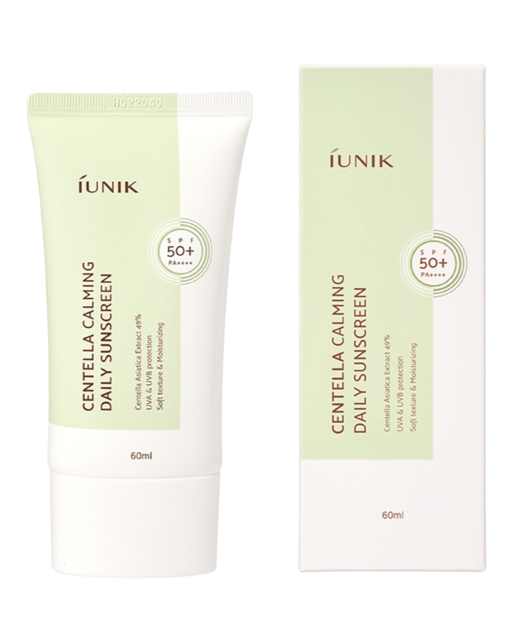 Заспокійливий сонцезахисний крем IUNIK Centella Calming Daily Sunscreen SPF 50, фото 1