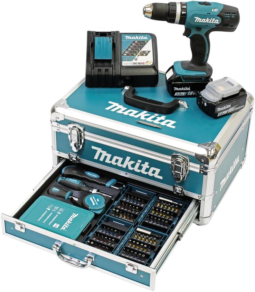 Makita DHP453RFX2 Акумуляторний дриль-шуруповерт комплект