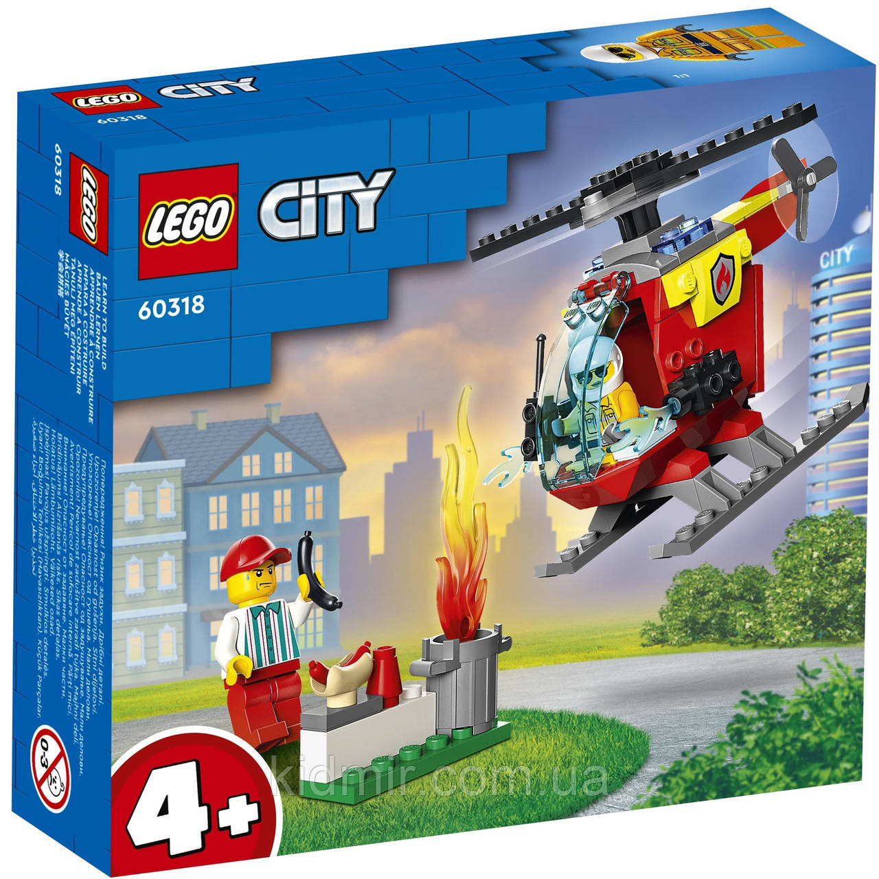 Конструктор LEGO City 60318 Пожежний вертоліт, фото 1