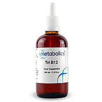 Metabolics Tri B12 Liquid / Вітамін Б12 три форми метил-, аденозил-, гідроксо- 100 мл