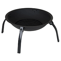 Кемпінговий Гриль Вугільний Bo-Camp Firebowl Harrow Black (8108500) Портативний Складаний для дачі, фото 3