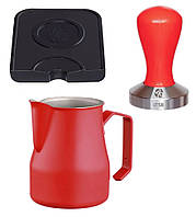 Набір бариста для приготування кави OptimalRed3 Червоний