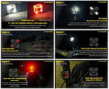 NITECORE NU05 v2 KIT велосипедний налобний ліхтар 2в1 з кліпсою (USB Type-C, IP66, Red light, 40LM, 47годин), фото 4