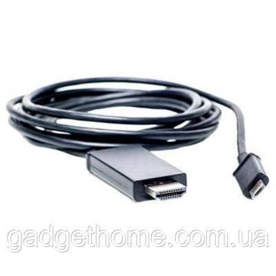 ТОП! Кабель мультимедійний micro USB to HDMI PowerPlant (KD00AS1239) - (gHome), фото 1