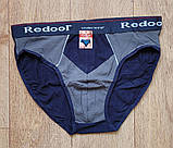 Чоловічі труси плавки бавовна, набір 3 шт Redoor, чоловіча спідня білизна XL р (46-48), фото 5