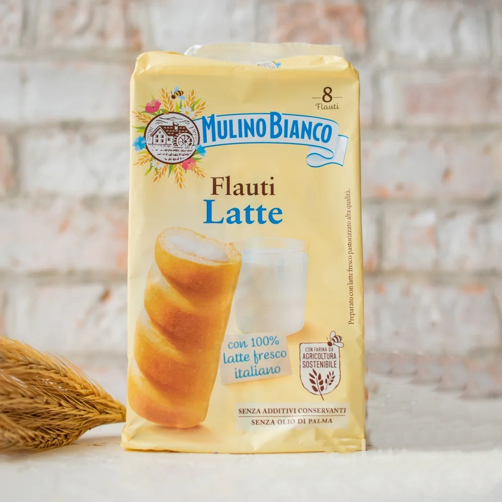 Булочки Mulino Bianco Flauti Latte 280гр