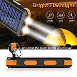 Power bank TOMETC 38800 мАг. 18W. Протиударний, Водонепроникний. Ліхтарик, фото 4